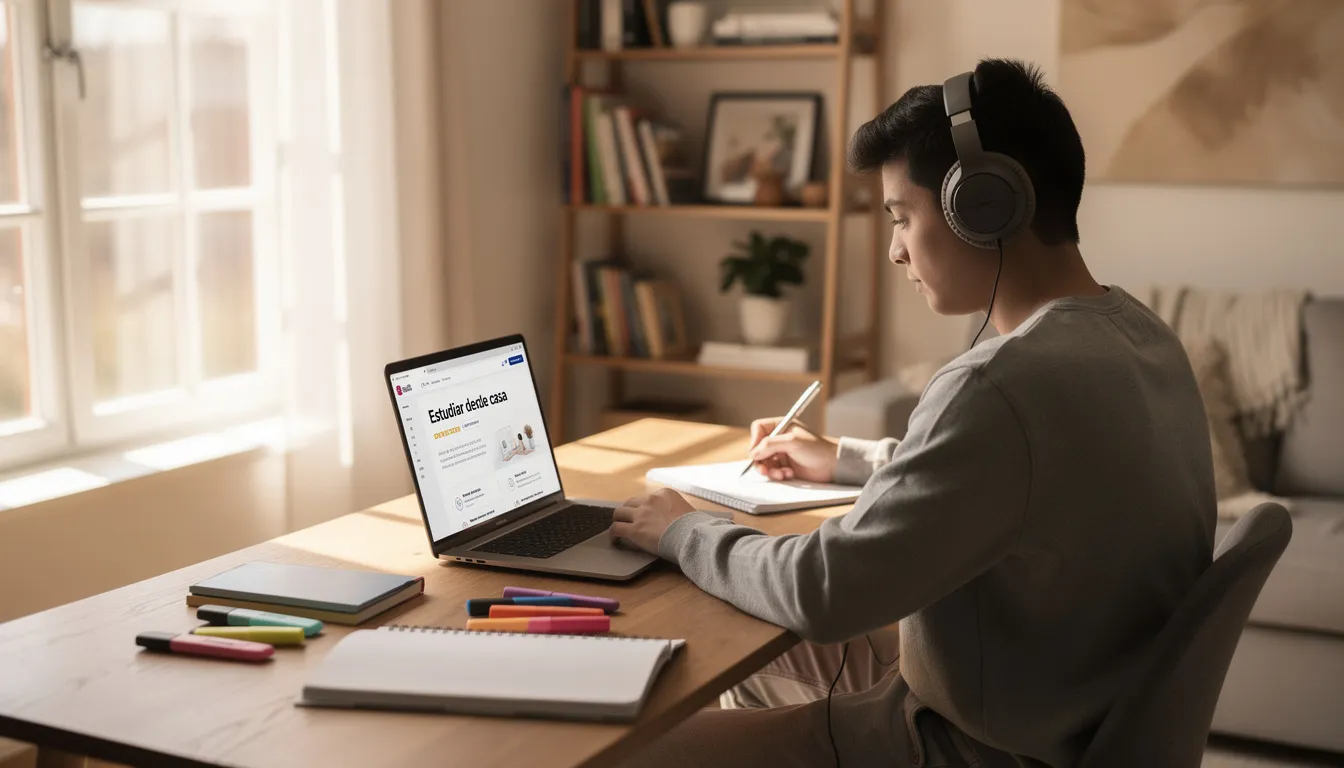 Evde eğitim alan çocukların ders çalıştığı bir ortamı gösteren bir görüntü. Masada kitaplar, notlar ve eğitim materyalleri yer alıyor, çocuklar öğrenme faaliyetlerine odaklanmış durumda.