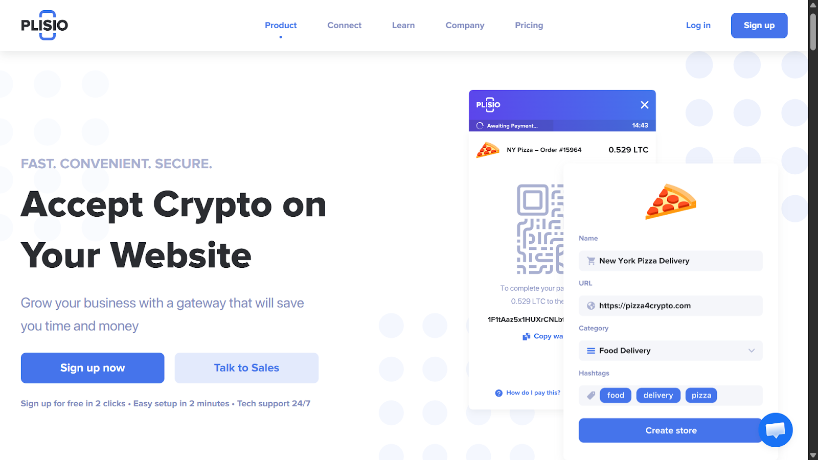 Plisio — Best for Low-Fee Crypto Payments