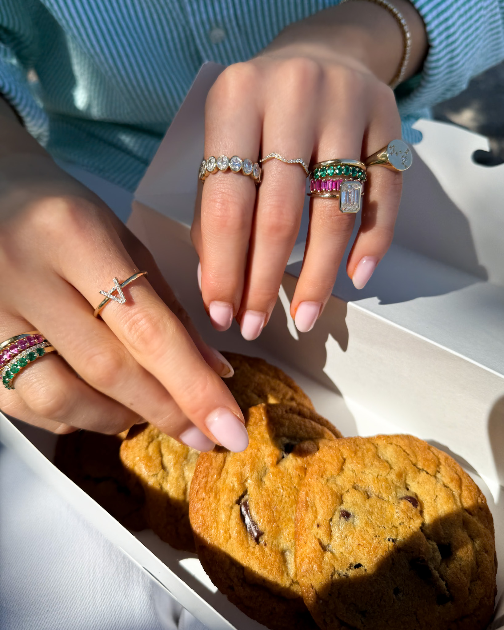 GOODSTONE Dainty Diamond and Gemstone Rings