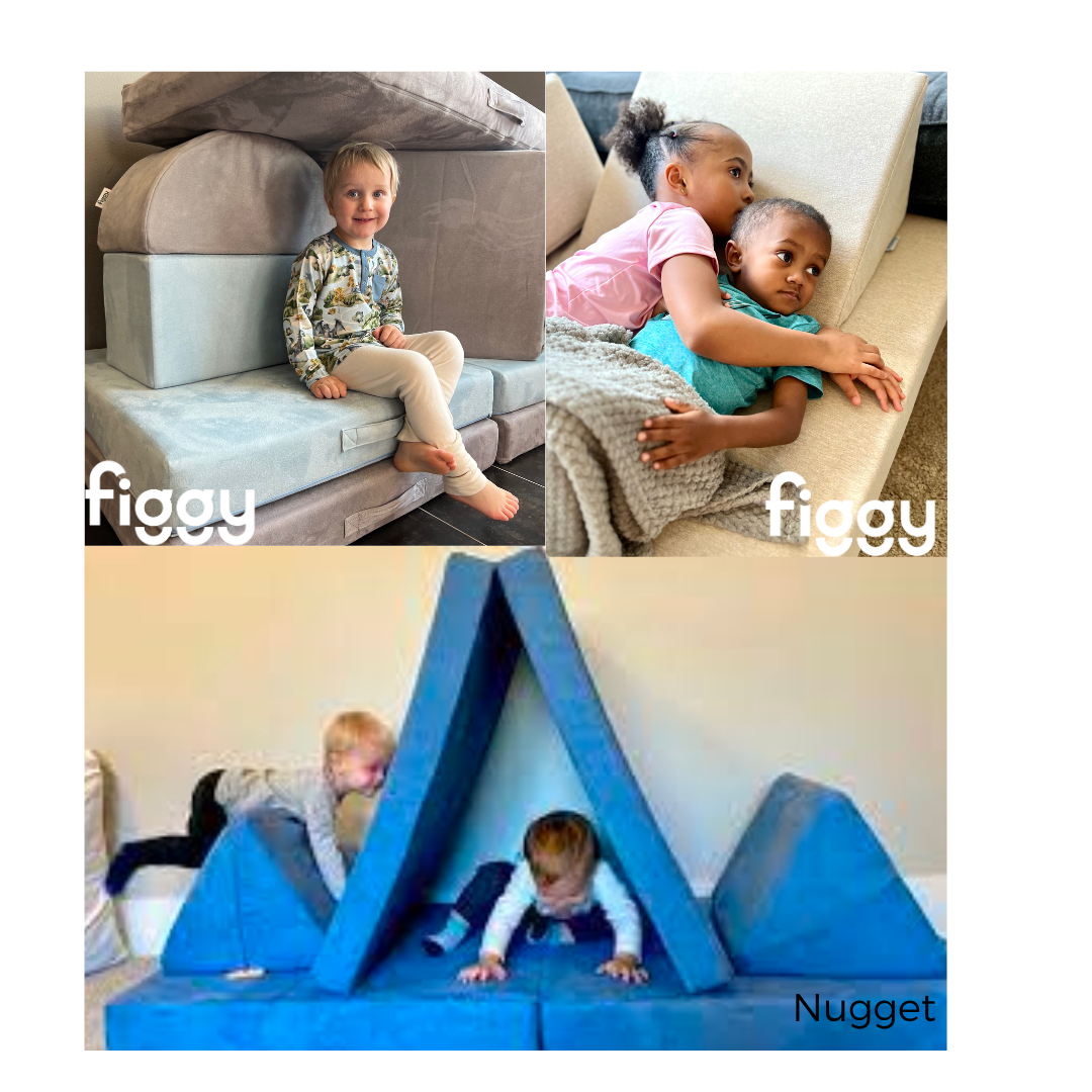 Nugget Comfort Play Couch and Figgy Play Couch