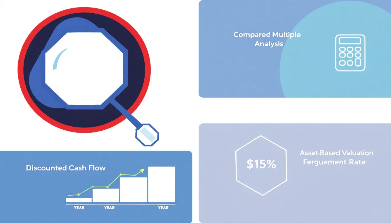 Different methods for valuing a Shopify store illustrated visually.