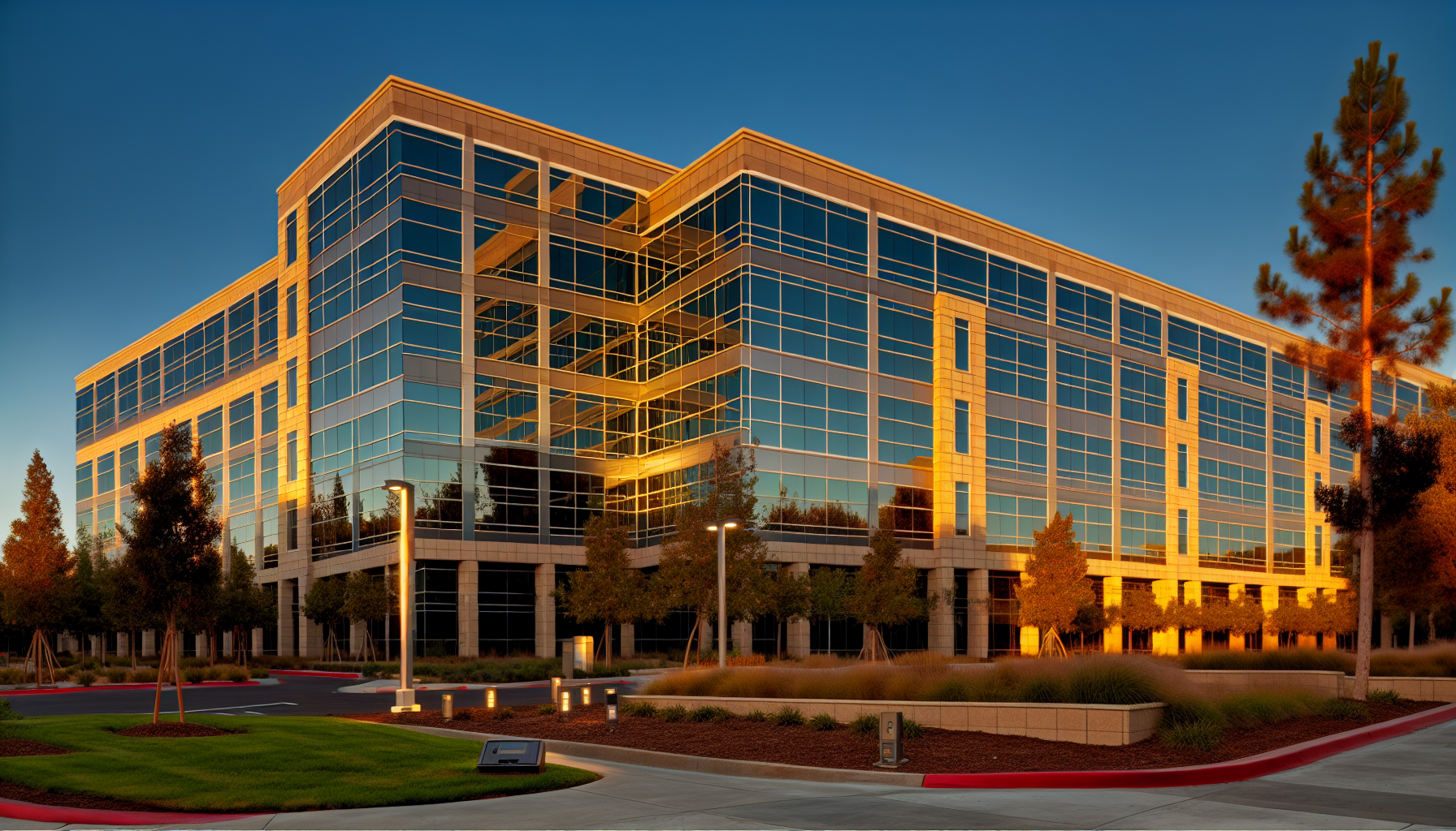 A photo of Maxim Integrated's headquarters in San Jose, CA