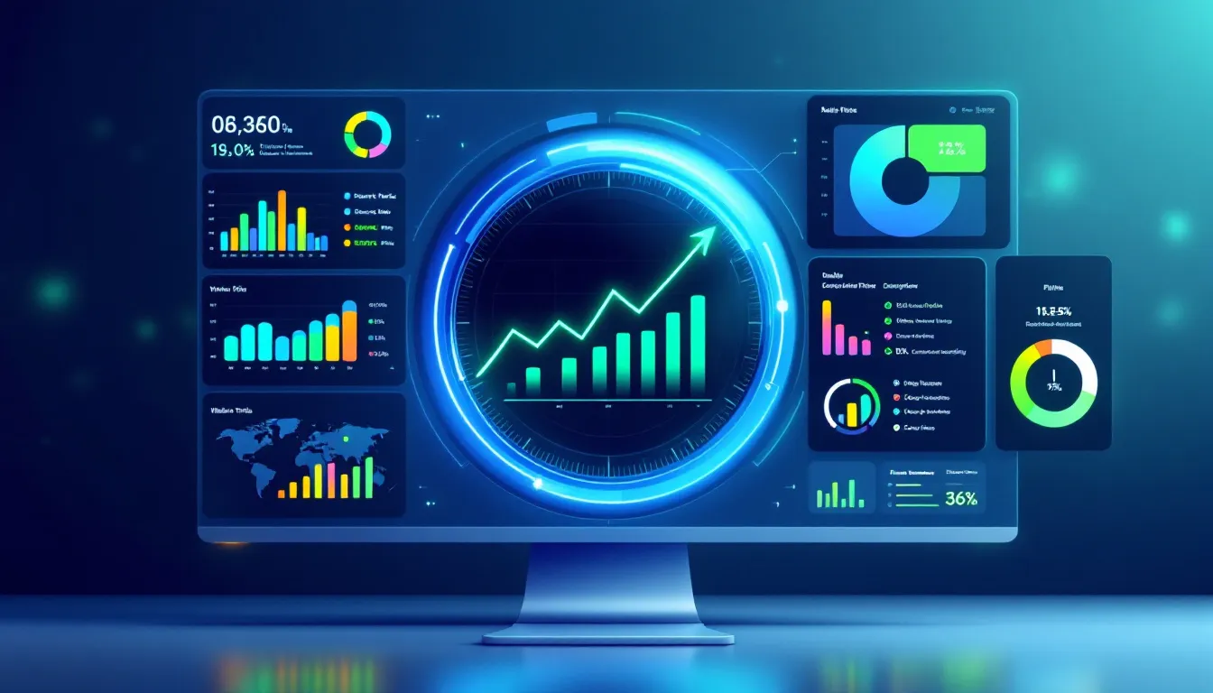 An optimized medical practice website performance dashboard.