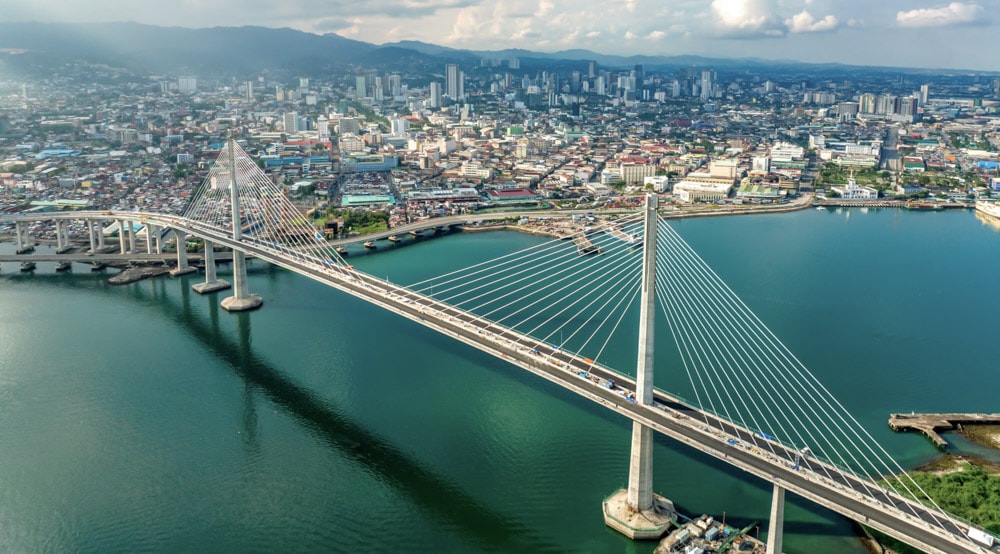 Photo courtesy of Cebú-Cordova bridge, Philippines via CFCSL