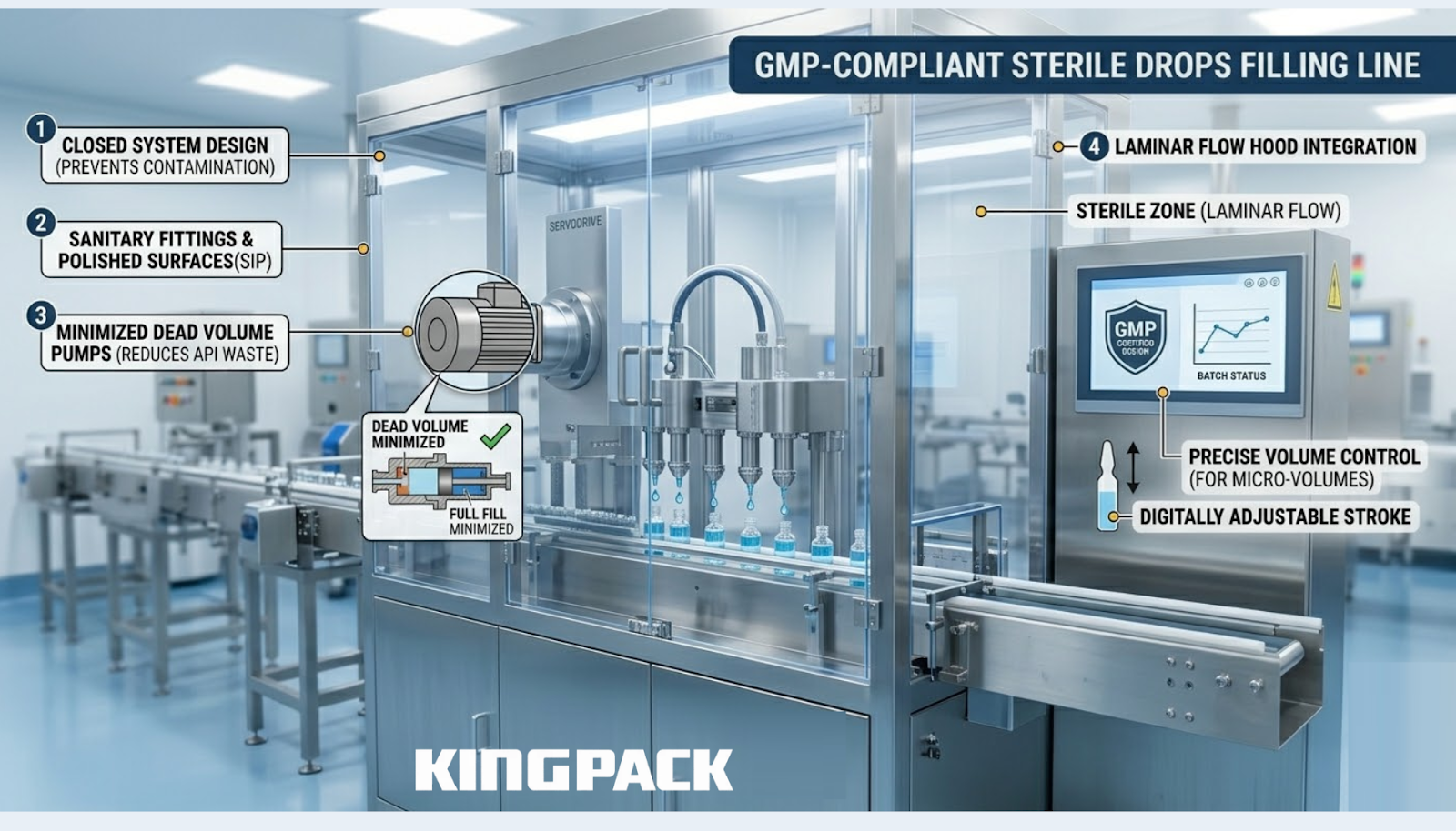 GMP Filling Equipment Line from King Pack Solutions