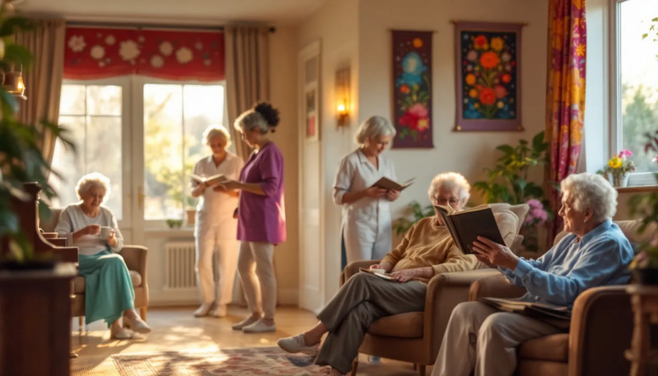 A safe home environment designed for seniors with Alzheimer's and dementia care needs.