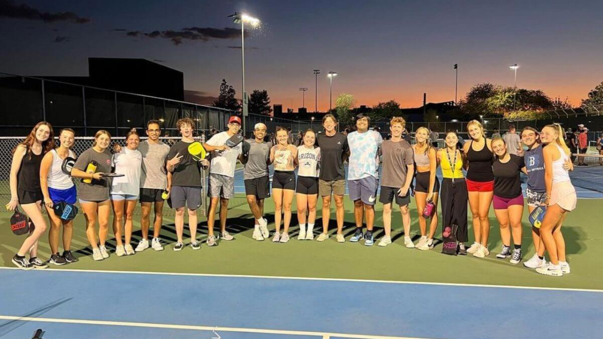 University of Arizona Pickleball; Students play the game on campus; Student Life; Student Organizations; Club leads clinics, teach rules, provide resources