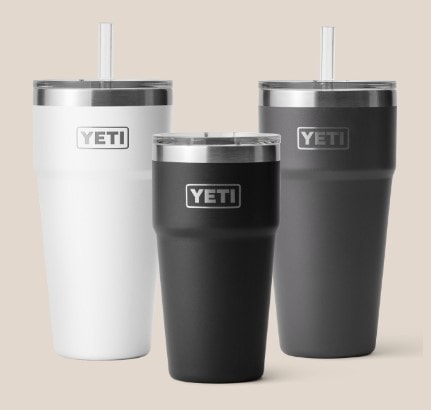 Black, White, and Gray Rambler 26-ounce is a great choice for any outdoor activity