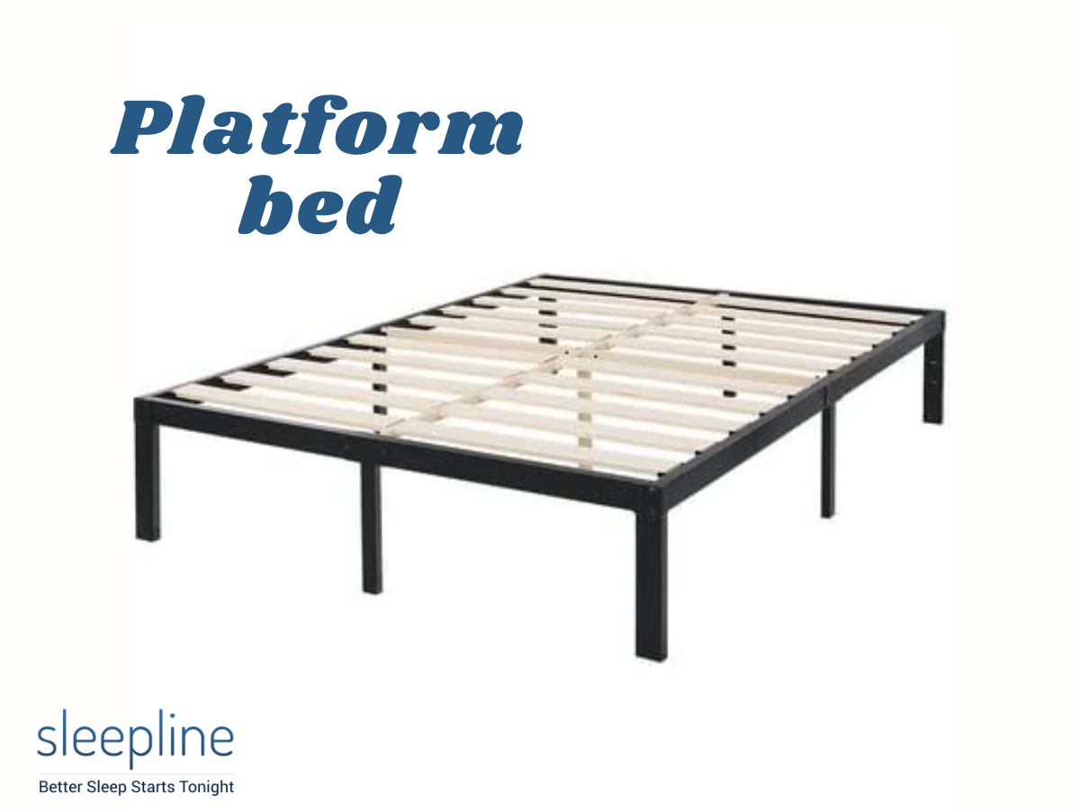 Example of a platform bed