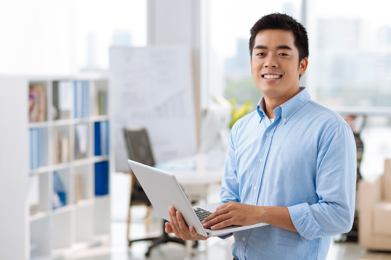 A confident team leader.