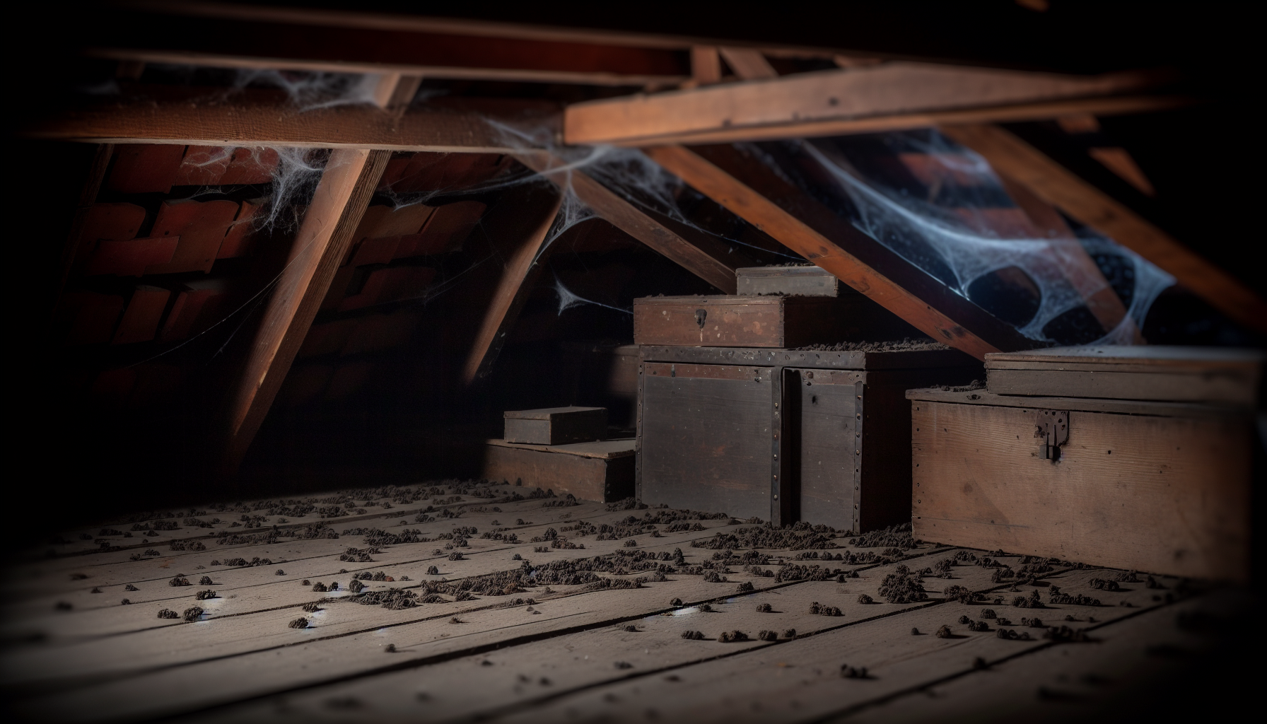 Bat infestation in attic