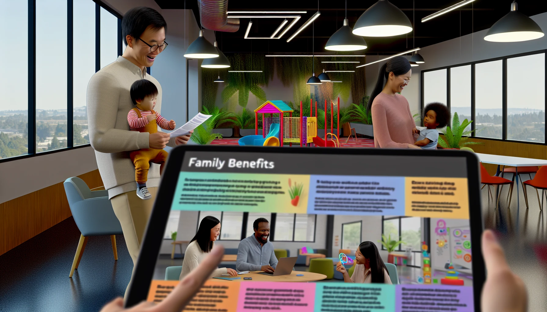 Family-friendly benefits for employees in Redwood City CA
