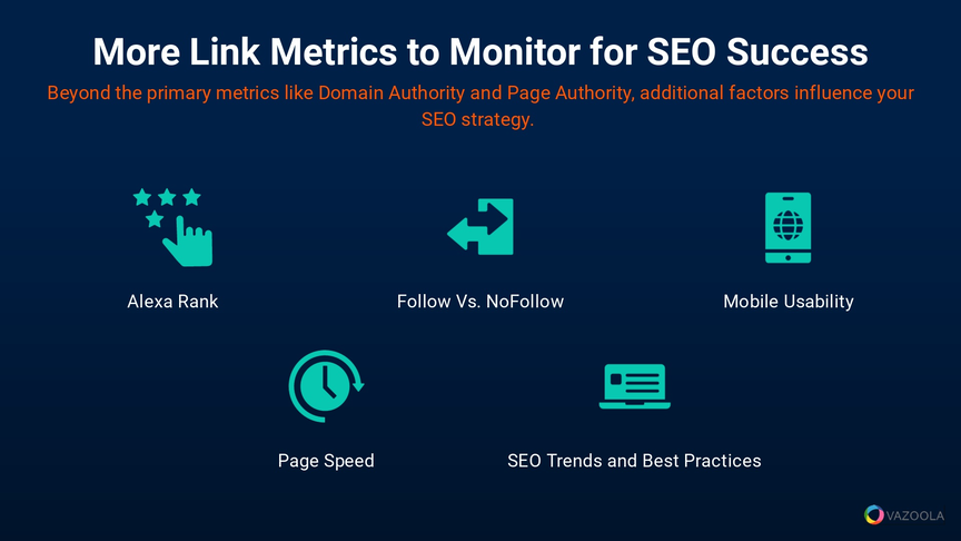 additional SEO link metrics