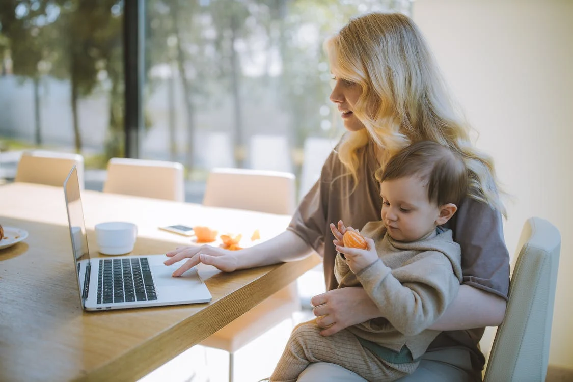 A Mom New Employee Remote Work
