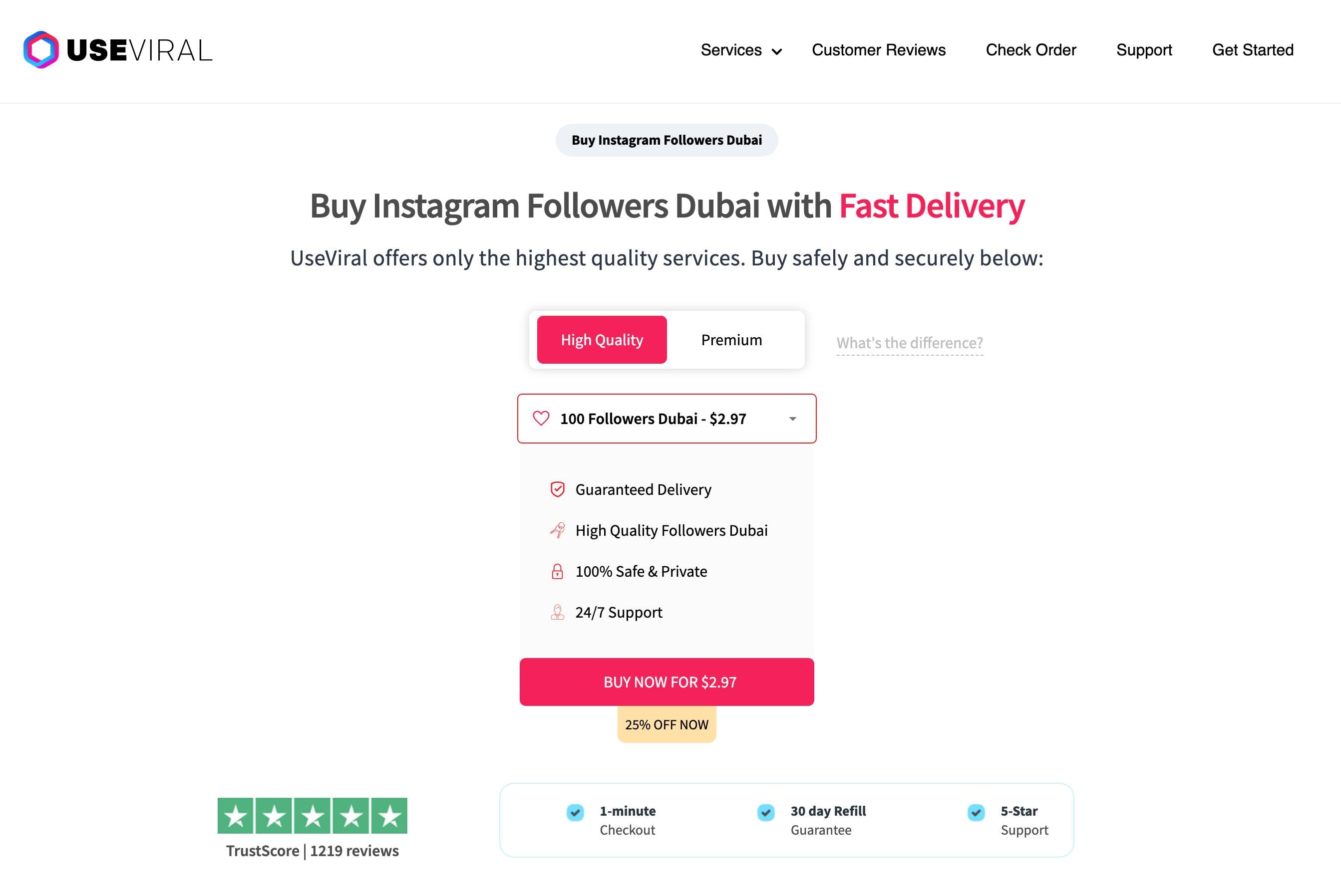 useviral buy instagram followers dubai page