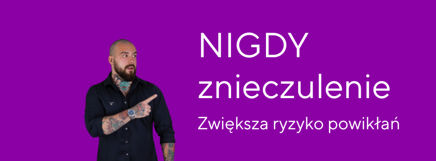 znieczulenie laser pmu zakaz