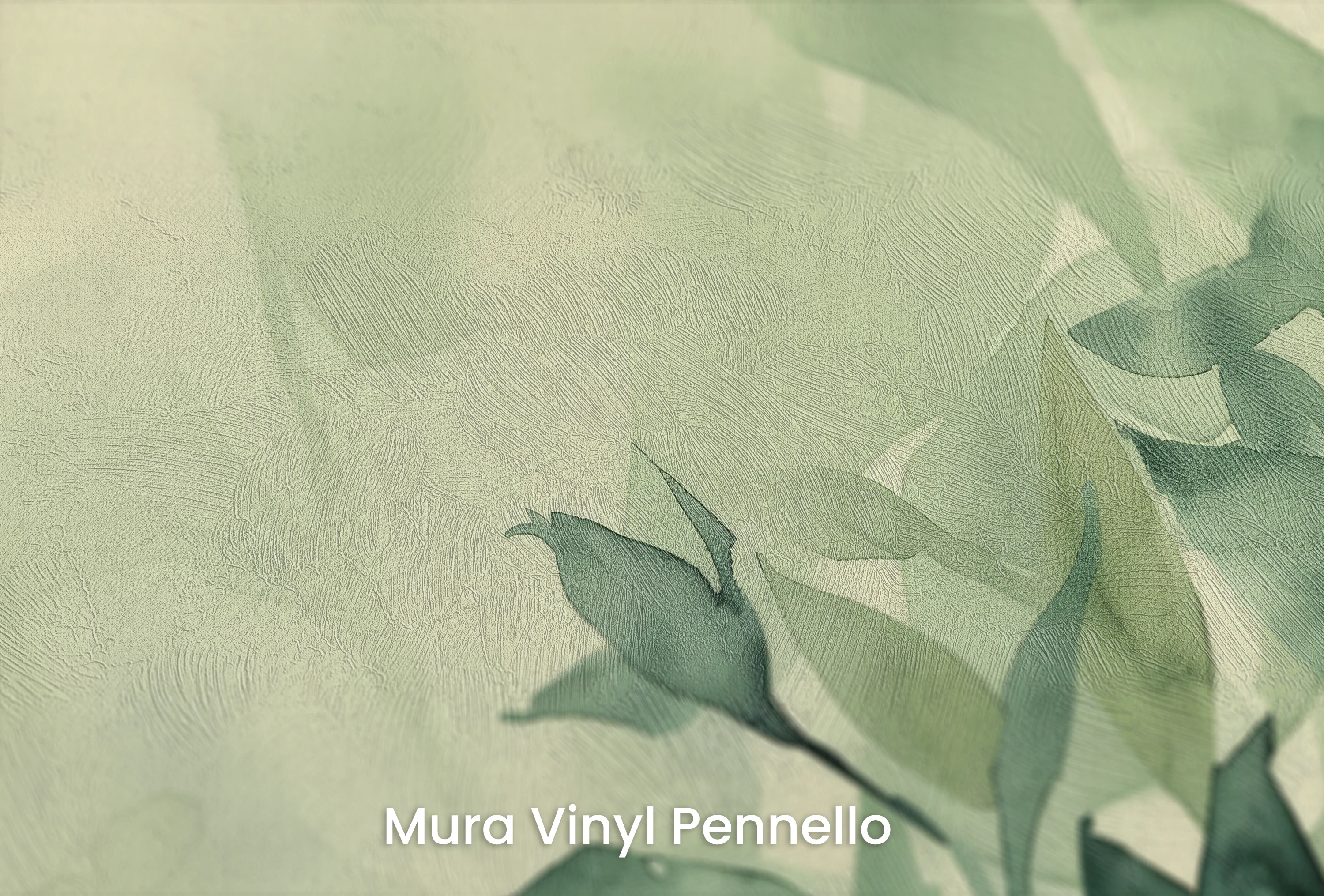 Ein Fototapetenmuster, gedruckt auf dem Trägermaterial „Mura Vinyl Pennello“.