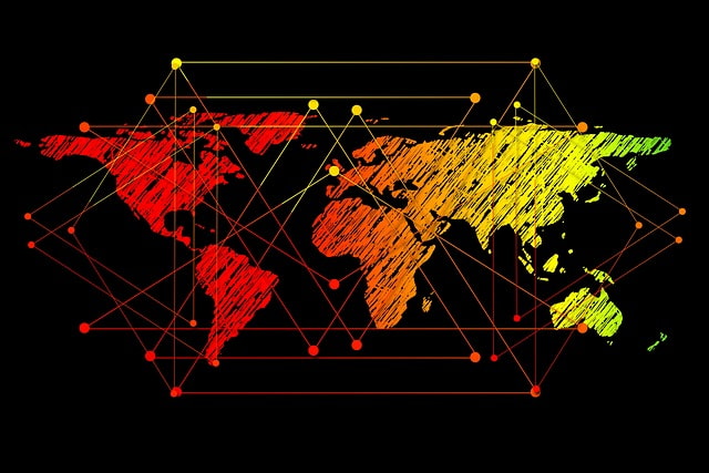 globe, network, connectedness