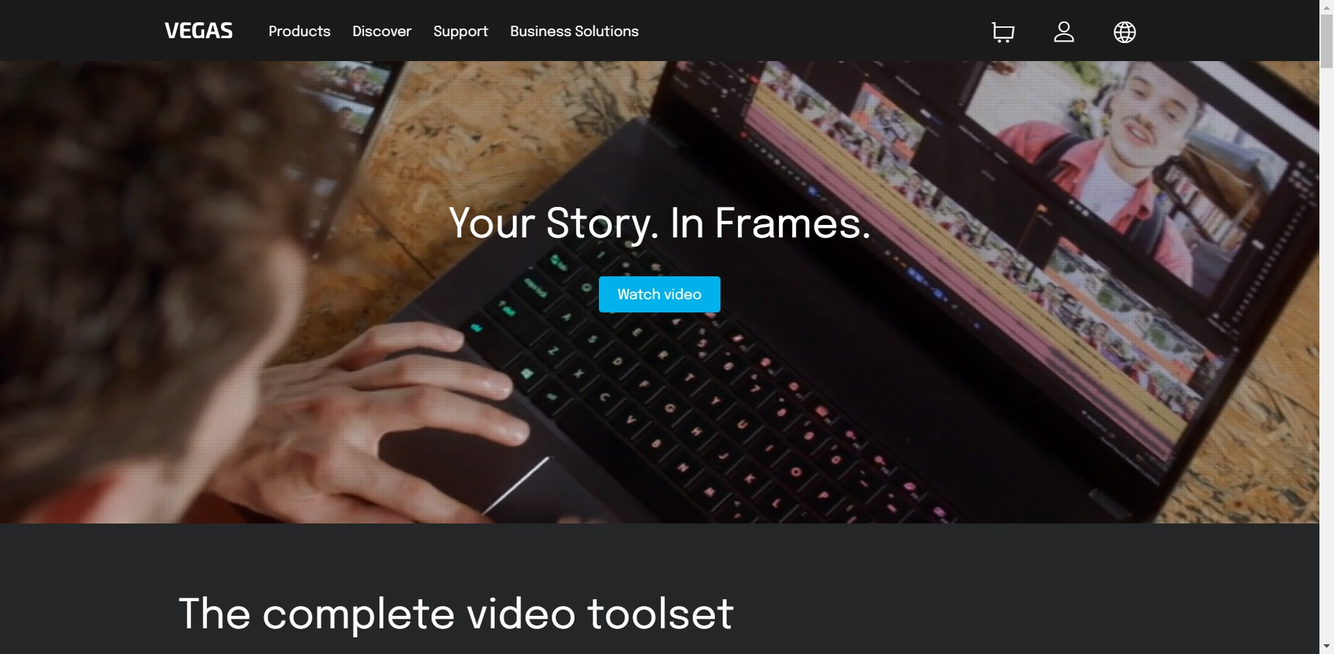 VEGAS Pro - Main Page