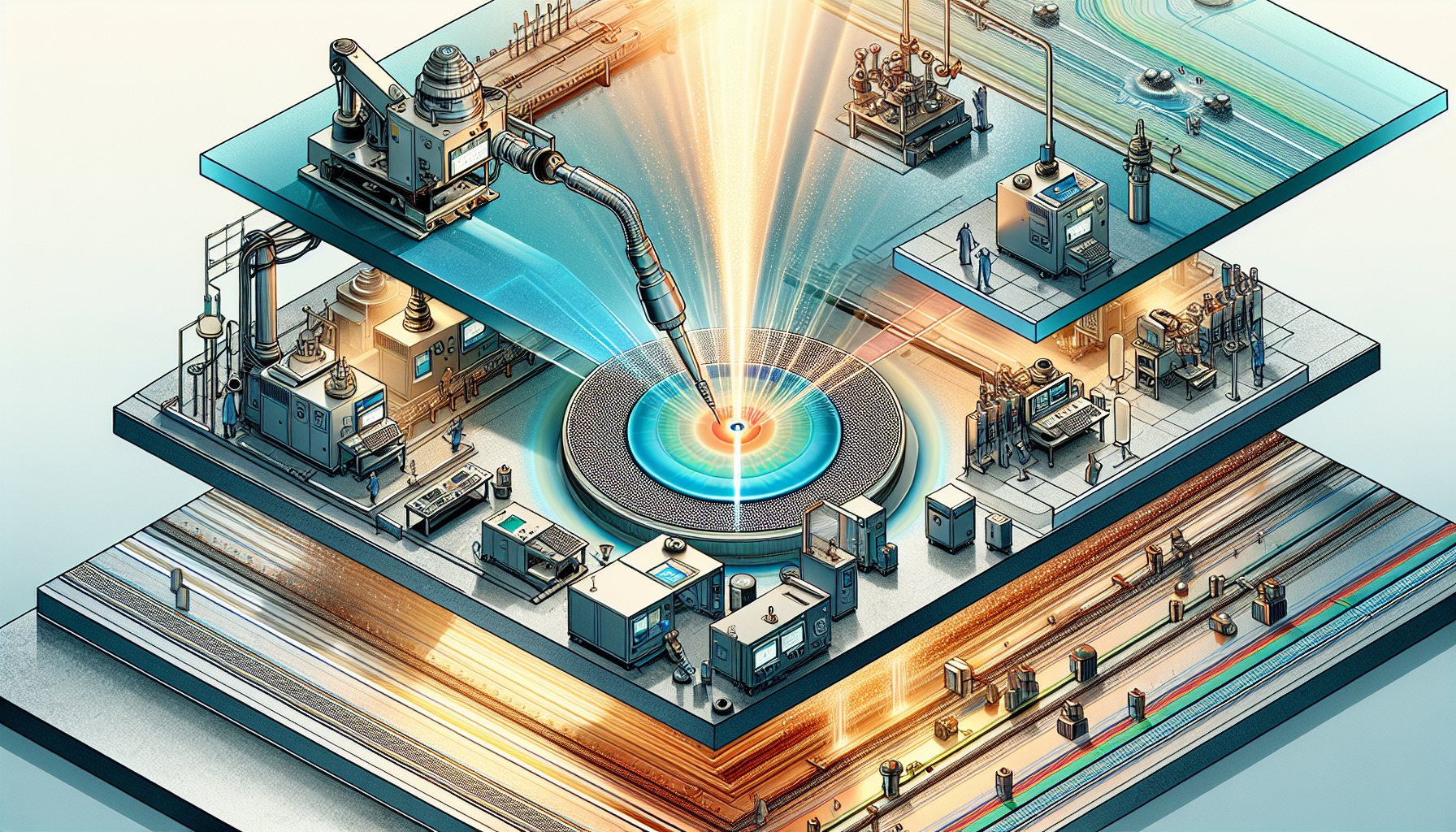 Illustration of manufacturing process