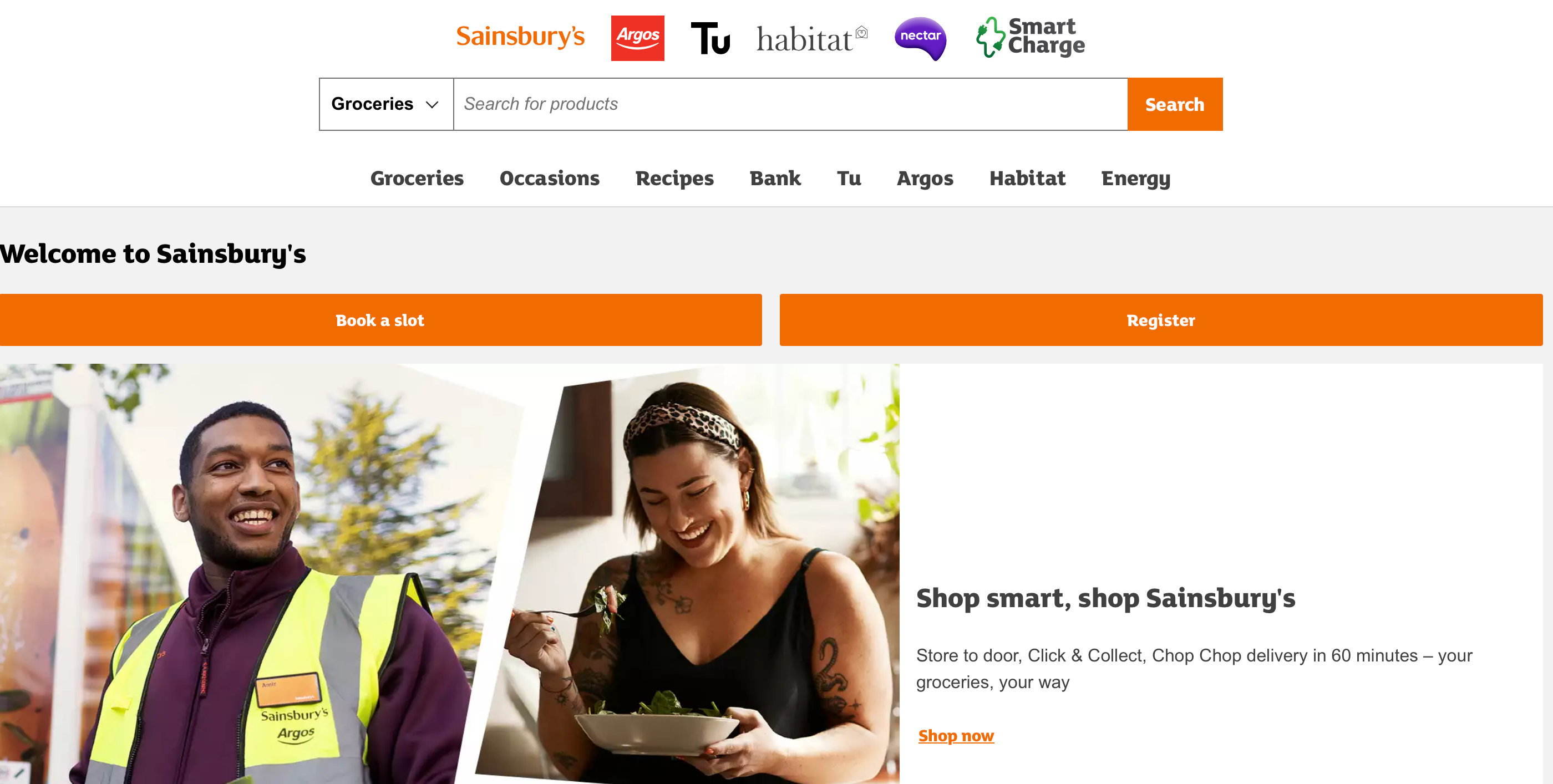 uk online clothing store - sainsbury's