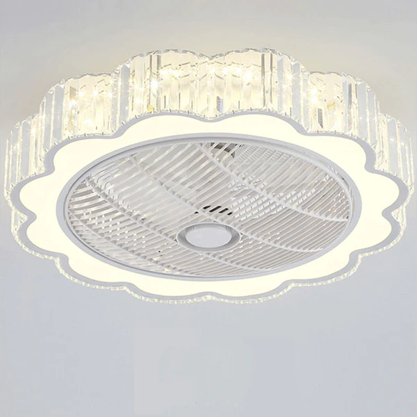 Ceiling Fan LED Luxury Crystal Ceiling Light Fixture