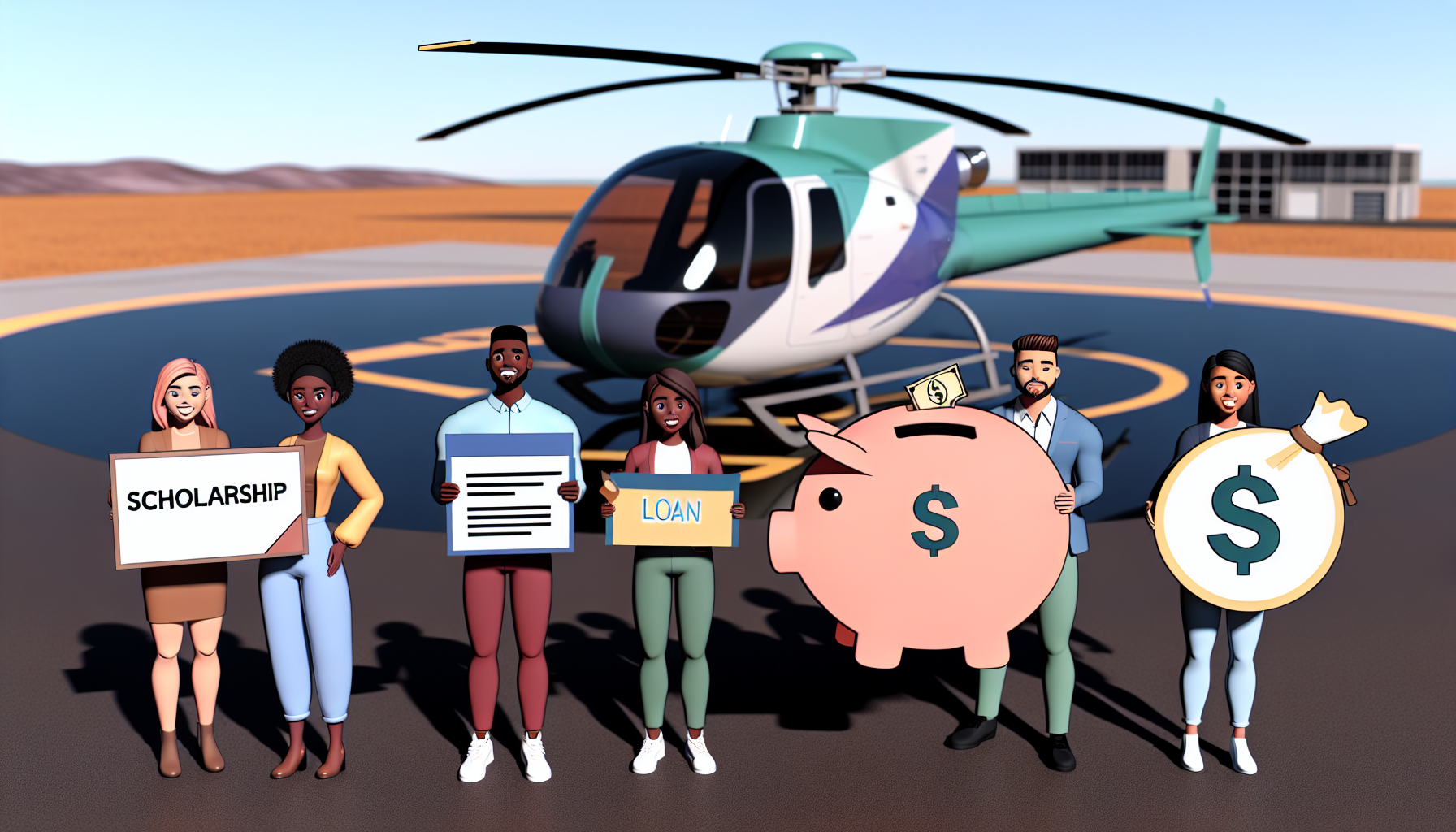 Financing helicopter pilot training
