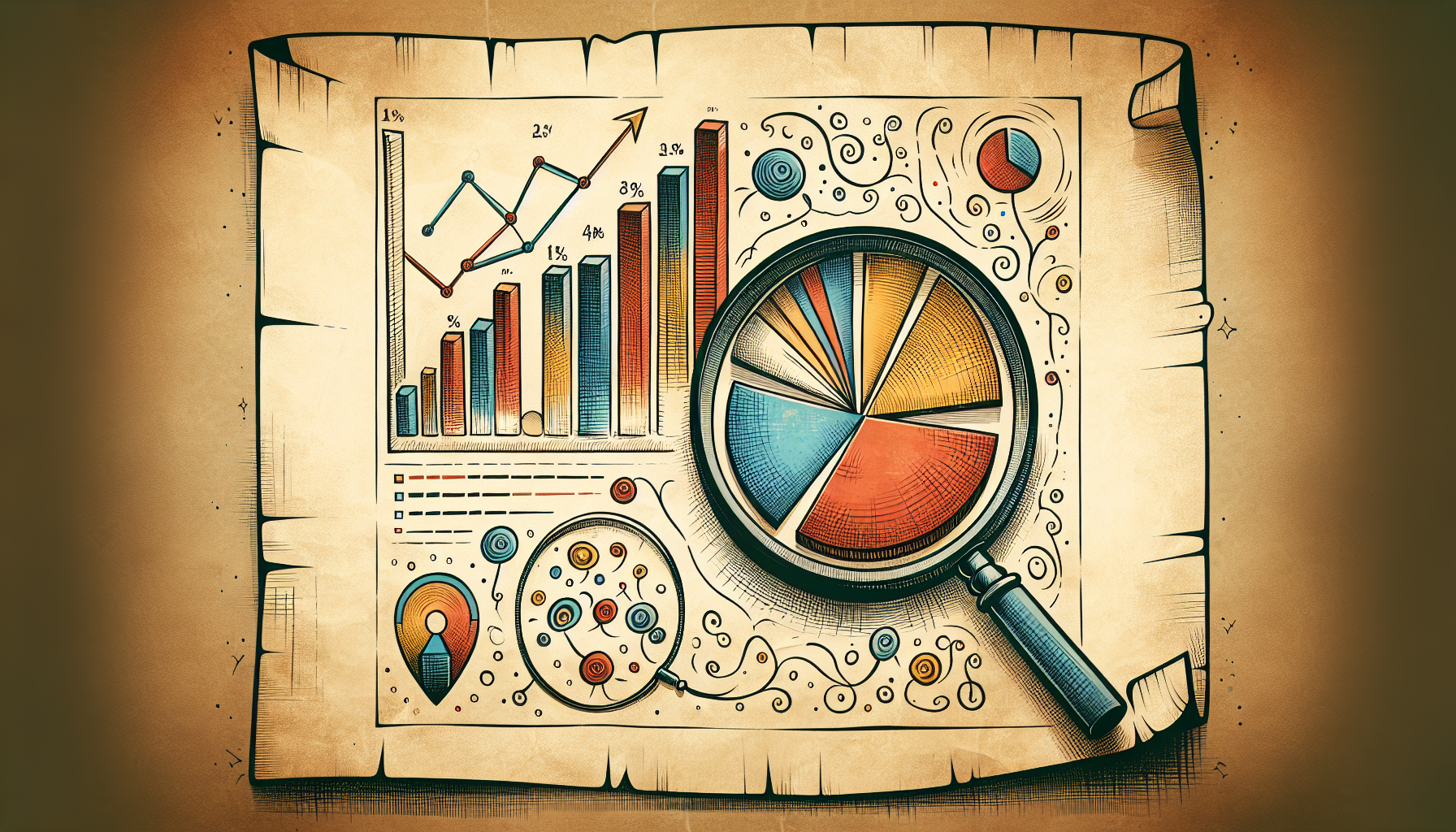 Illustration of a financial report with turnover costs highlighted
