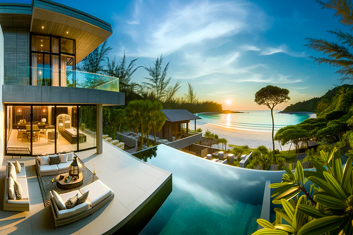 Unique luxury villa with a hot tub in Costa Rica 