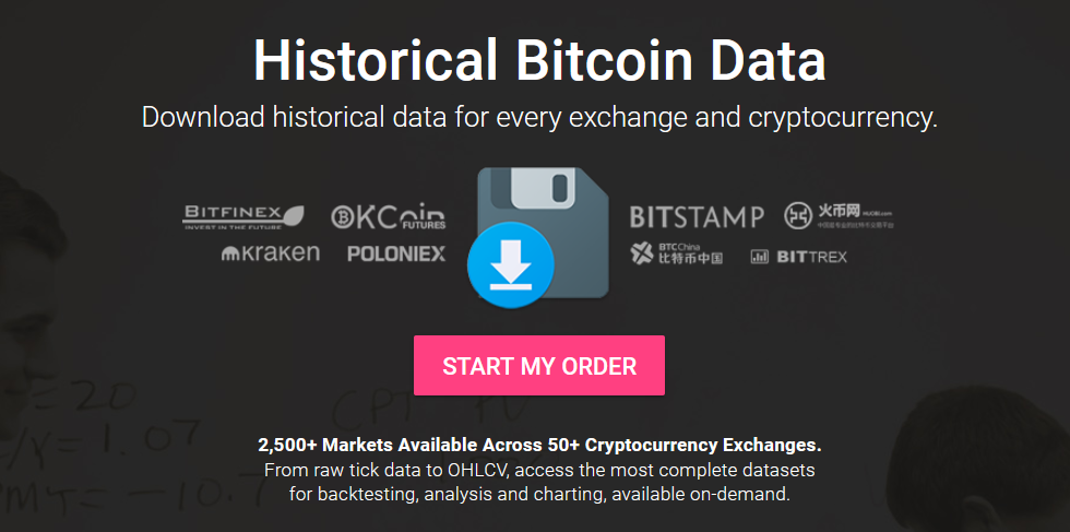 Crypto traders can download historical data.