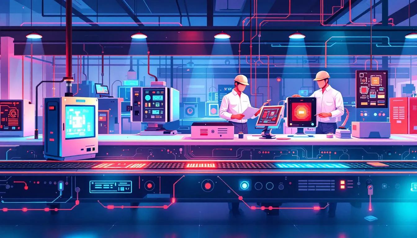 Quality control process in PCB production, emphasizing the meticulous checks involved.