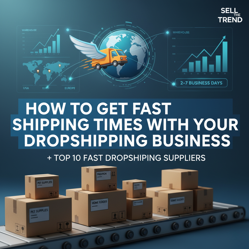 Fast shipping options can help you build a steady stream of repeat business.