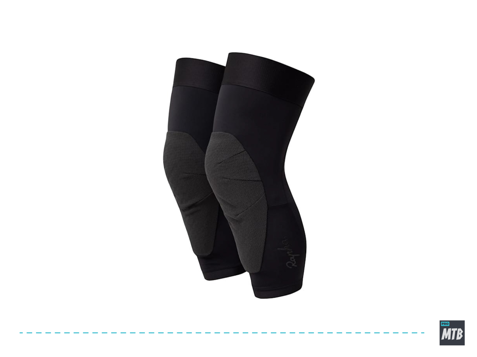 A person wearing mountain bike knee pads with closed cap