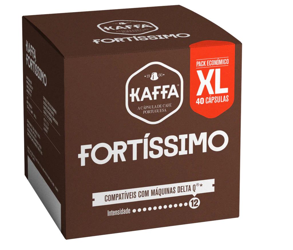 Café fortíssimo Kaffa cápsula. Fonte: Kaffa cafés