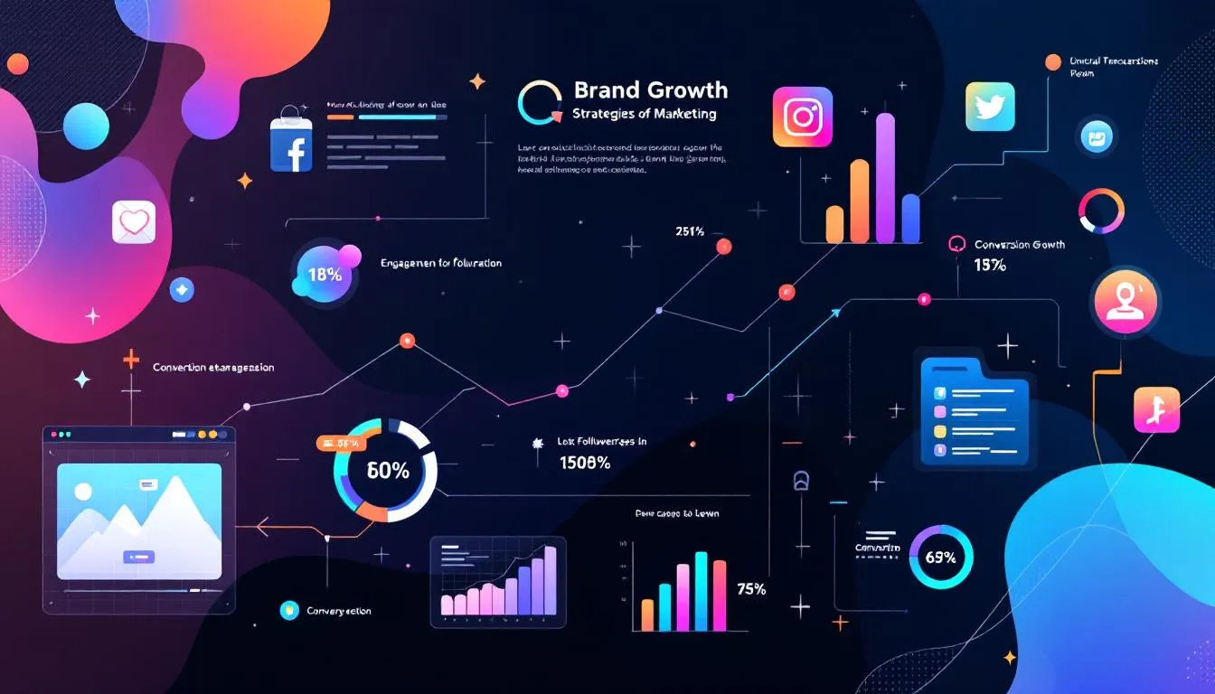 Social media marketing strategies for brand growth.