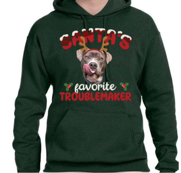 Pet Photo Santa’s Favorite Troublemaker Christmas
