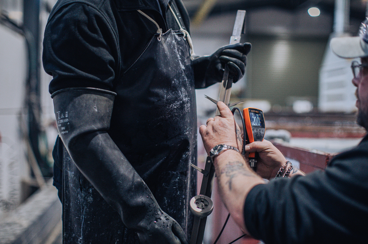 Coating thickness is verified using XRF equipment on every batch.