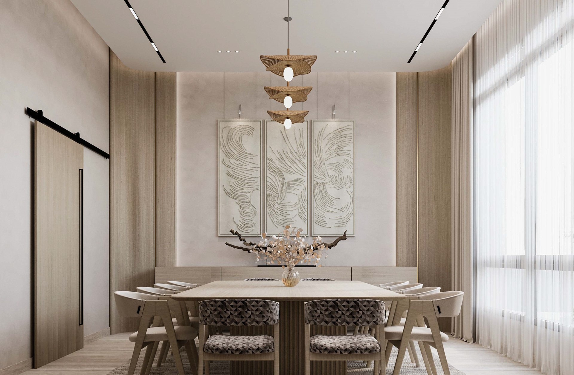 natural-dining-room-chandelier-modern