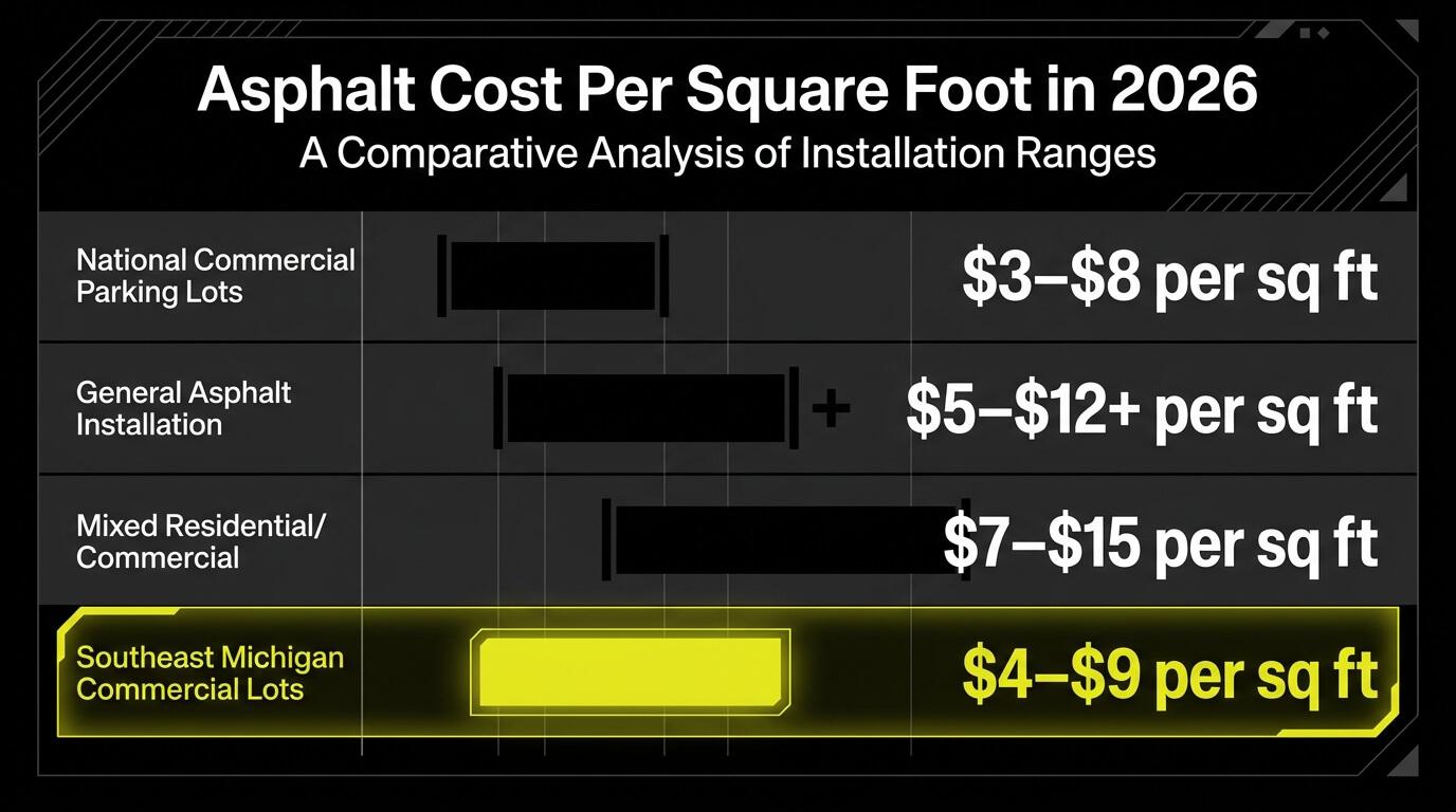 Asphalt Cost Per Square Foot in 2026