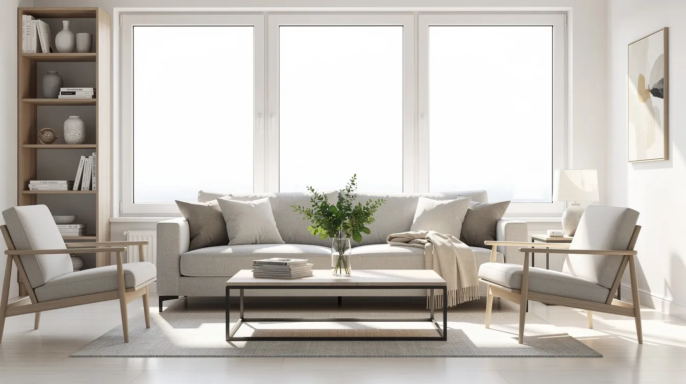 The image shows a clean and organized living room, showcasing the successful results of professional hoarding cleanup services. The space is now free of clutter, creating a livable condition that promotes well-being and a fresh start for the residents.