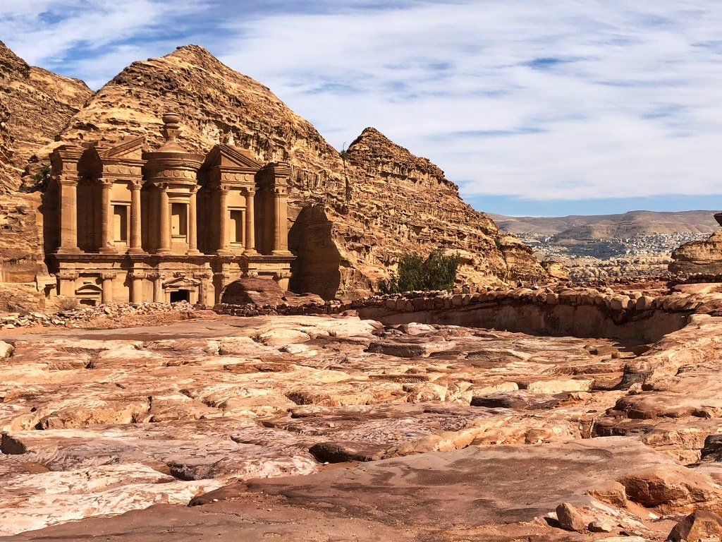A view of the Petra Monastery