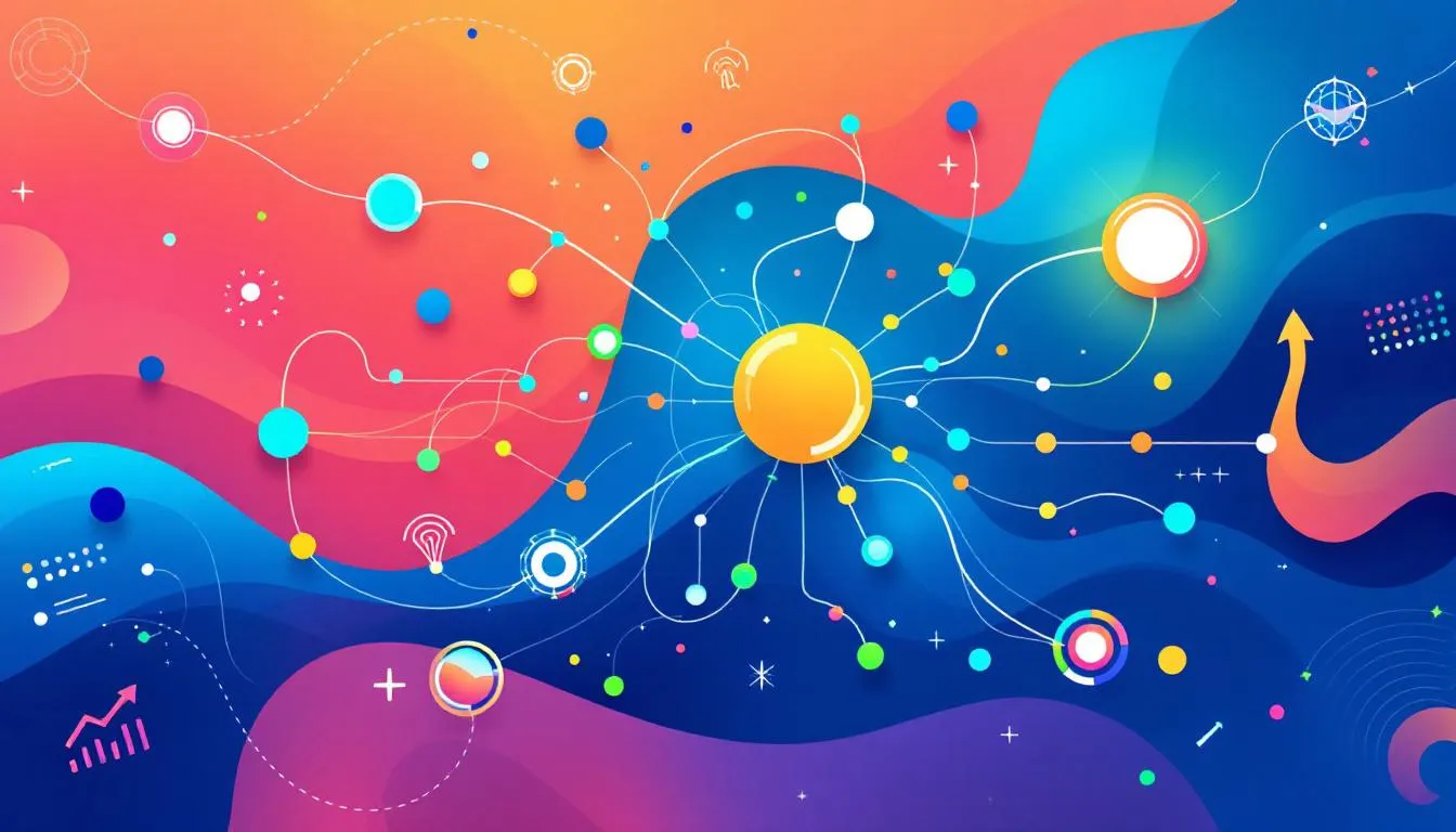 A chart illustrating the positive impact and evaluation metrics of collaborative efforts.