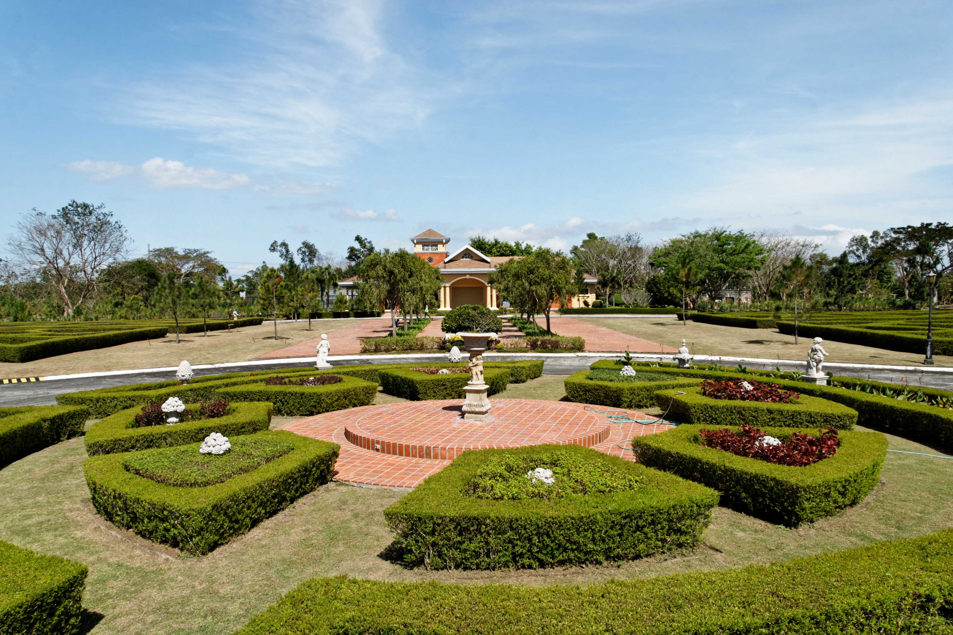 Image of the facade of Promenade Clubhouse | luxury lot for sale in laguna