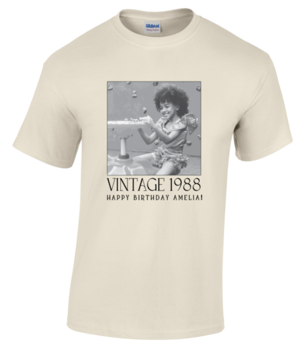 Vintage Monochrome Birthday