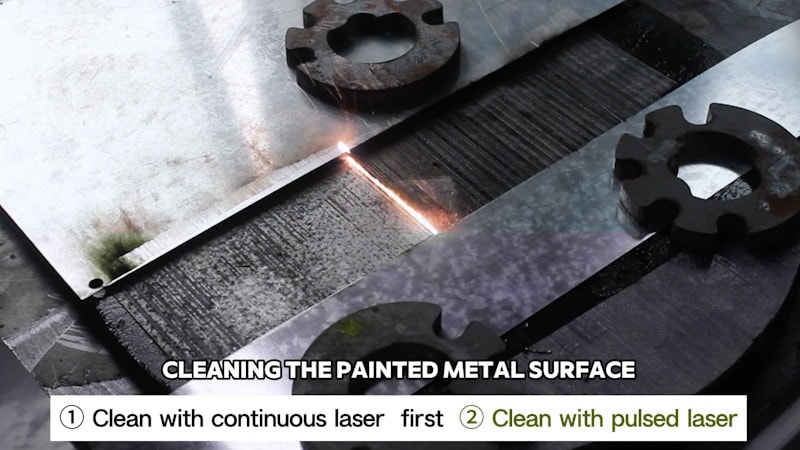 cleaning with a hybrid laser