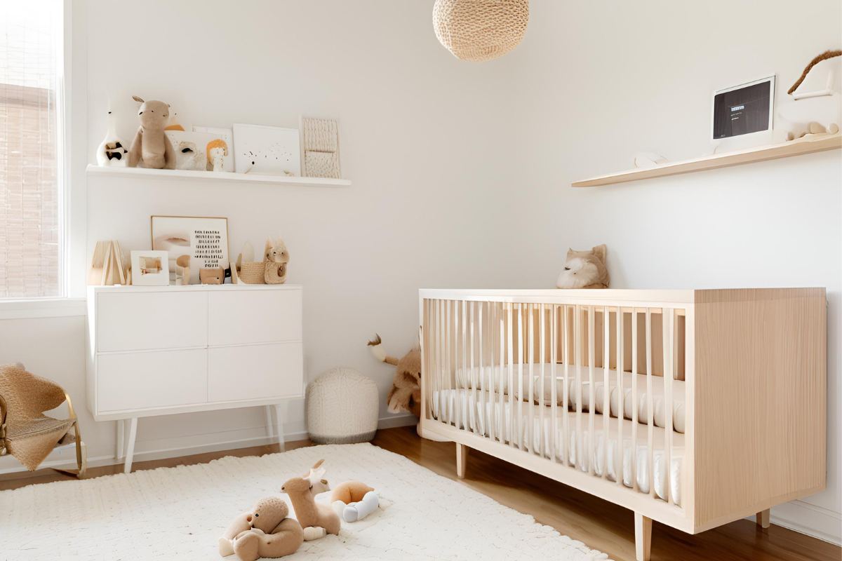 Stylish unisex nursery designs by Poppyseed Play