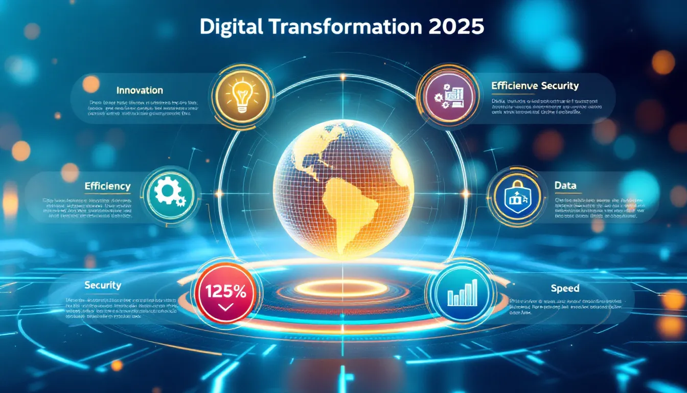 Unterstützung bei der digitalen Transformation durch innovative Technologien im Jahr 2025.