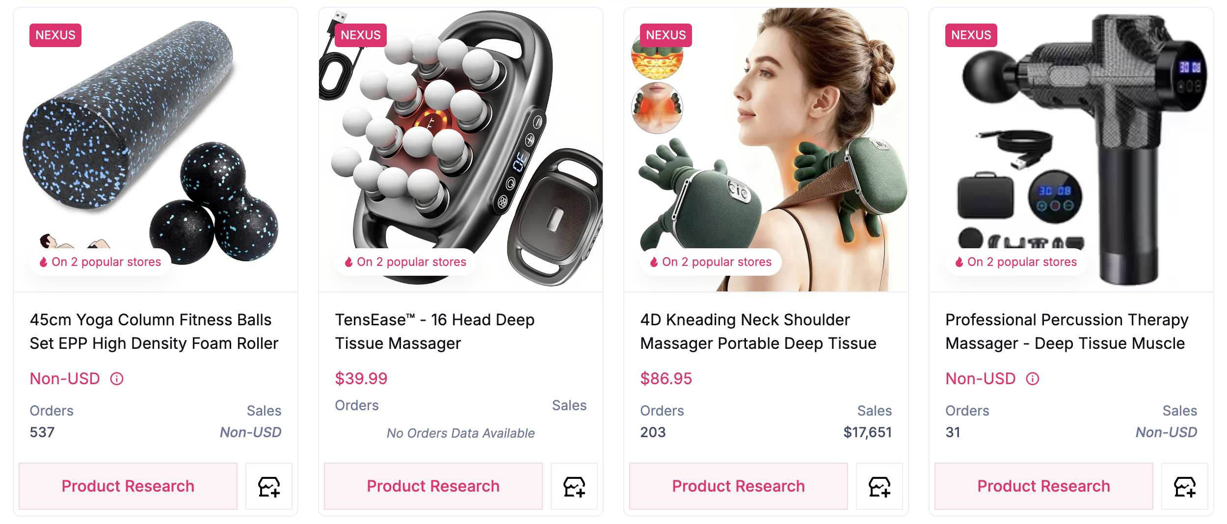 dropship fitness products - massage guns