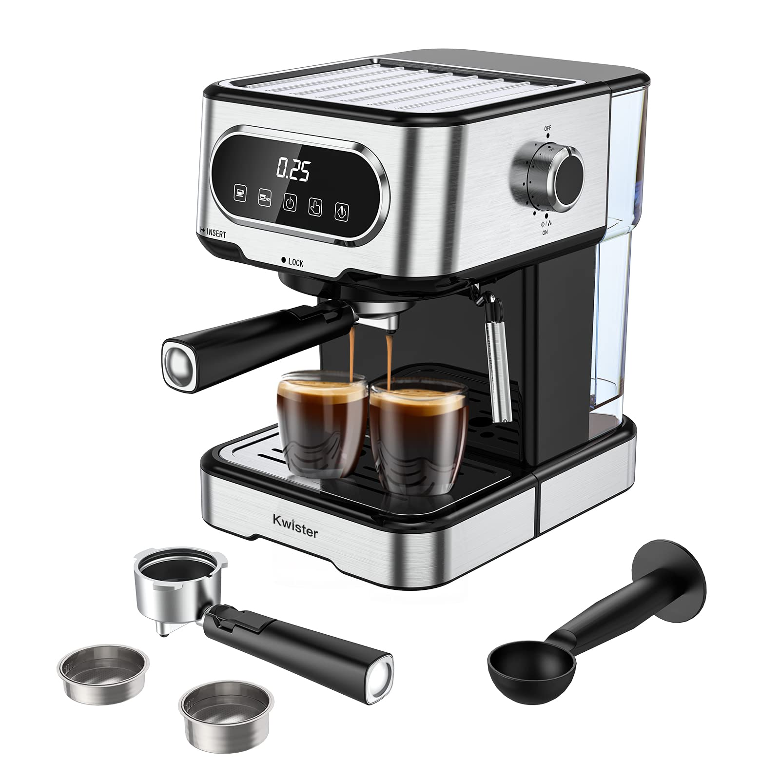 Kwister Espresso Machine 15 Bar