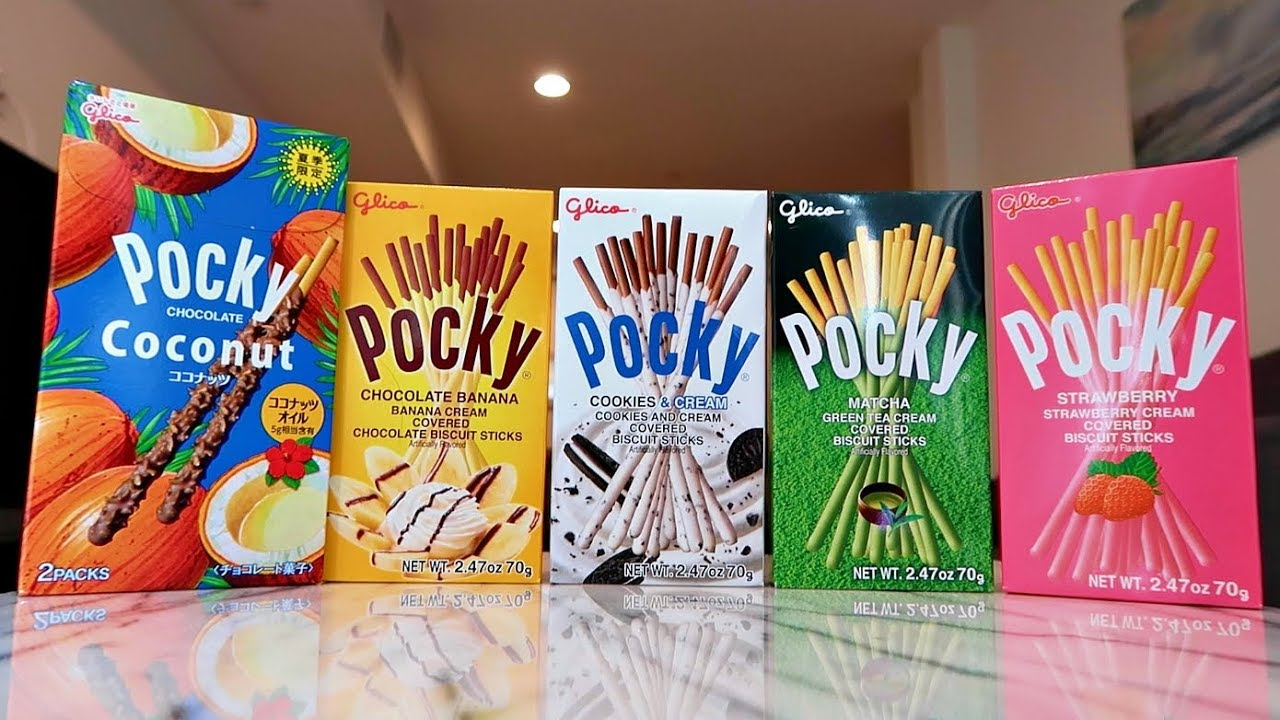 Different Pocky Flavors